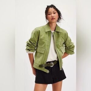 free people we the free blair vegan suede jacket